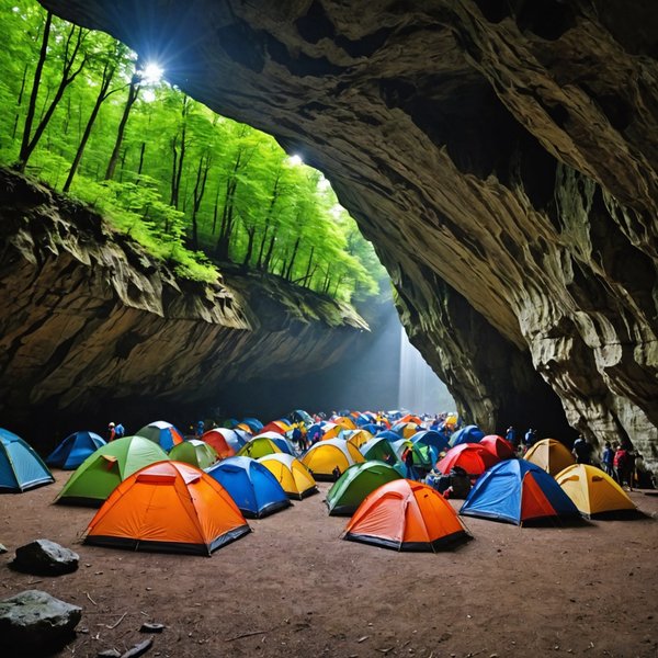 Comment organiser un camping pour une expédition de spéléologie dans les grottes de France?